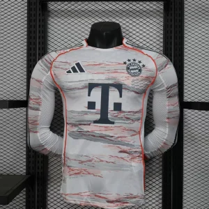 Camiseta Bayern de Munique 25/26 Fora - (Jugador) Manga Larga